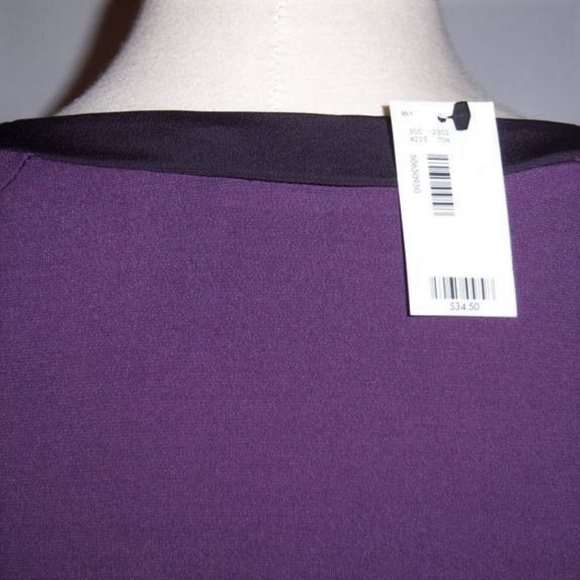 NWT The LIMITED Plum Wrap Style Shirt Size XSmall - Picture 6 of 6